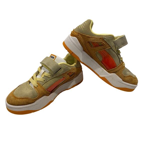 PUMA x POKEMON Collaboration 2022 Sneakers Charmander Slipstream Kids Size 2.5C - Picture 3 of 8